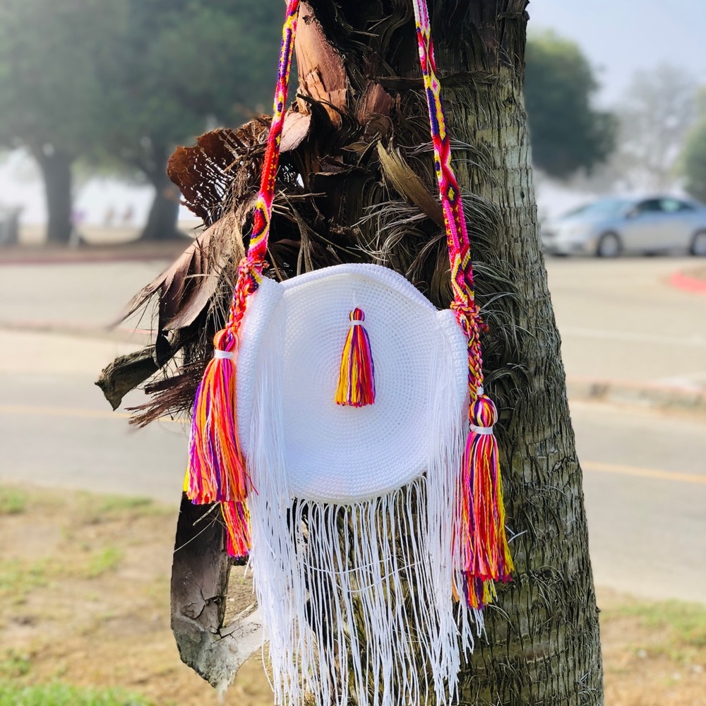 Crochet bag, authentic Wayuú Mochila Bag